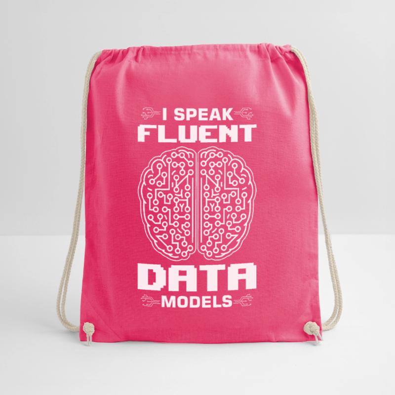 Machine Learning Algorithms AI Data Analyst Drawstring Bag