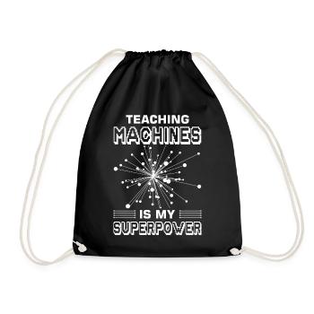Algorithmes d’apprentissage automatique Analyste de données IA - Sac de sport léger - noir - Devant