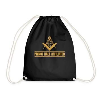 Angles et boussoles maçonniques FRANC-maçon Prince Hall - Sac de sport léger - noir - Devant