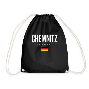 Chemnitz - Drawstring Bag - black - Front