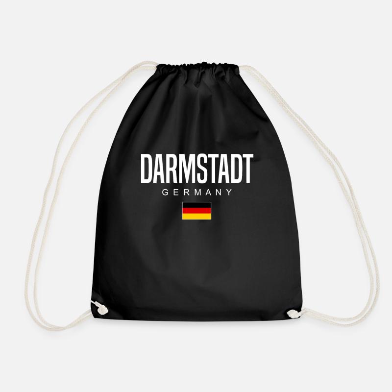 Darmstadt - Turnbeutel - Schwarz