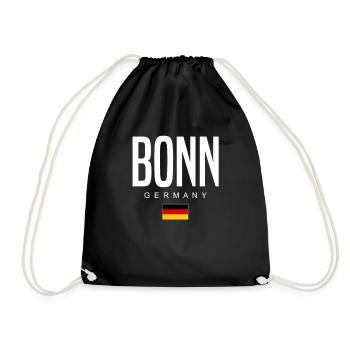 Bonn - Turnbeutel - Schwarz - Vorne