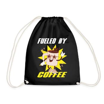 Alimenté par le café Kaffee Barista Espresso - Sac de sport léger - noir - Devant