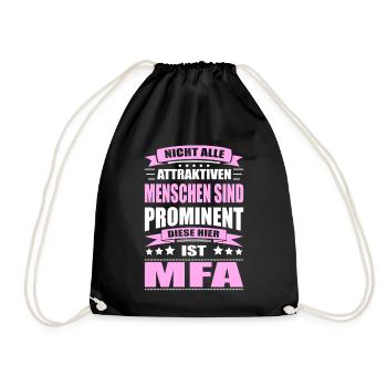Nicht Alle Menschen Sind Prominent MFA - Turnbeutel - Schwarz - Vorne