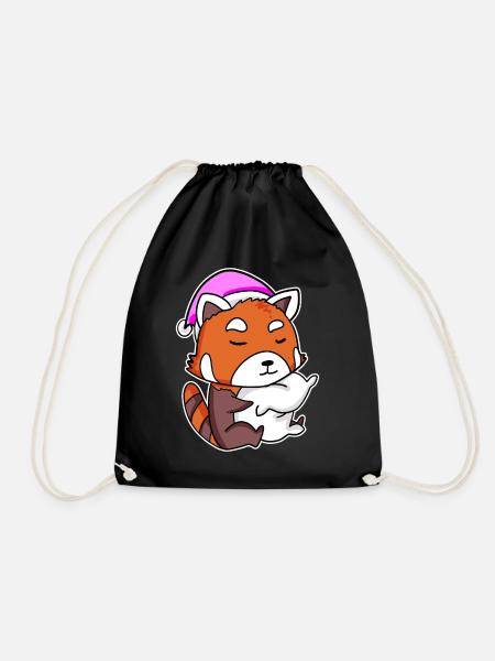 Westlicher Kleiner Panda - Turnbeutel - Schwarz