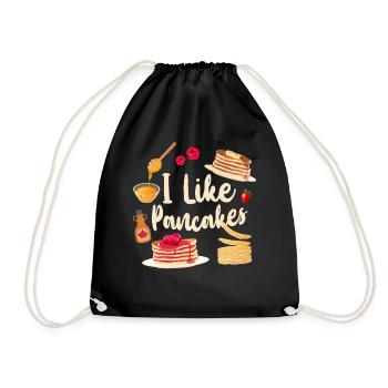 Amoureux des crêpes Les enfants J’aime les crêpes - Sac de sport léger - noir - Devant