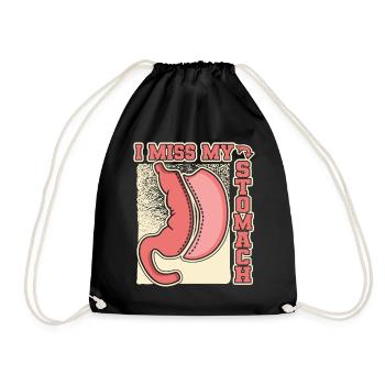 Mon estomac Bypass gastrique bariatrique me manque - Sac de sport léger - noir - Devant