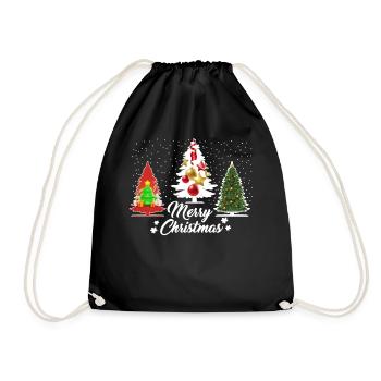 Chemise de Noël, joyeux Noël Tee, cadeau pour - Sac de sport léger - noir - Devant