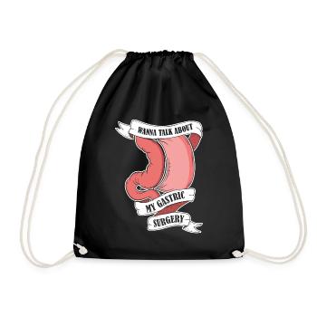 Je veux parler de ma chirurgie gastrique Gastrique - Sac de sport léger - noir - Devant