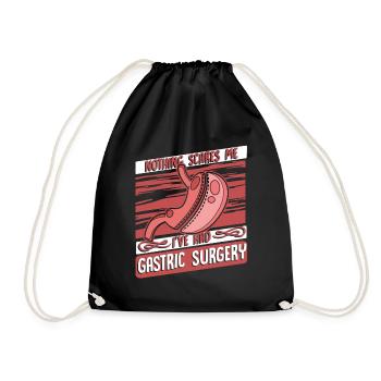 Rien ne me fait peur Bypass gastrique Bariatrique - Sac de sport léger - noir - Devant