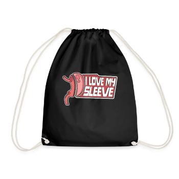 J’aime ma manche Bypass gastrique gastrique gastrique bariatrique - Sac de sport léger - noir - Devant