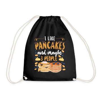 Amoureux des crêpes Les enfants J’aime les crêpes - Sac de sport léger - noir - Devant