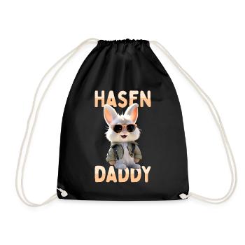 Lapin Papa Papa Fête des Pères Lapin Lapin Lapin Lapin - Sac de sport léger - noir - Devant