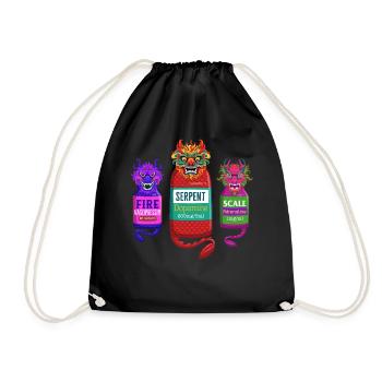 Chemise d’infirmière, Serpent Dopamine Feu Vasopressine - Sac de sport léger - noir - Devant
