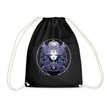 Mystical Empress Cosmic Gothic Women Divination - Turnbeutel - Schwarz - Vorne