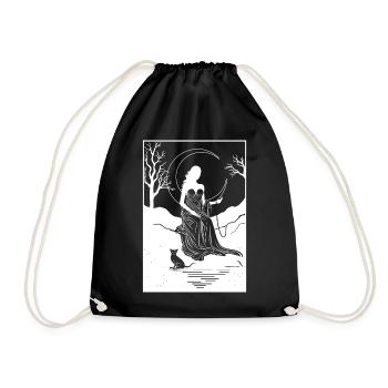 The Empress Minimalist Mystical Tarot Card - Turnbeutel - Schwarz - Vorne