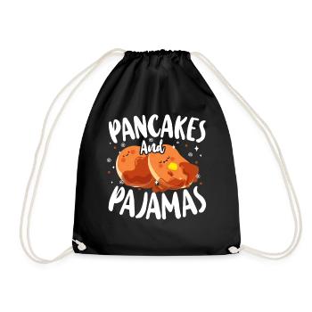 Pancake Lover Kids Pancakes & - Turnbeutel - Schwarz - Vorne