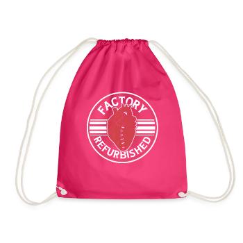 Factory Refurbished Catheter Transplant Open - Drawstring Bag - fuchsia - Front