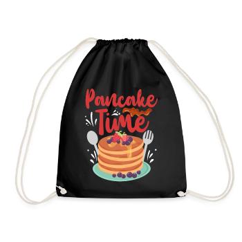 Amateur de crêpes pour enfants L’heure des crêpes - Sac de sport léger - noir - Devant