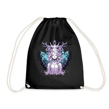 Mystical Woman Empress Nature Trees - Turnbeutel - Schwarz - Vorne