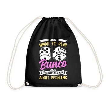 Bunco - Turnbeutel - Schwarz - Vorne