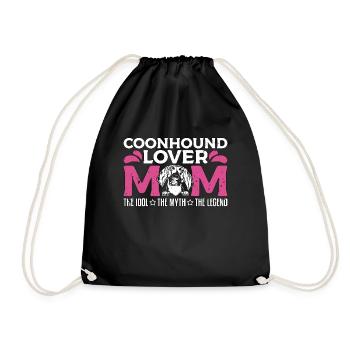 Coonhound amant maman l’idole le marcheur d’arbres - Sac de sport léger - noir - Devant