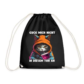 Schau mich nicht in diesem Ton an! - Turnbeutel - Schwarz - Vorne
