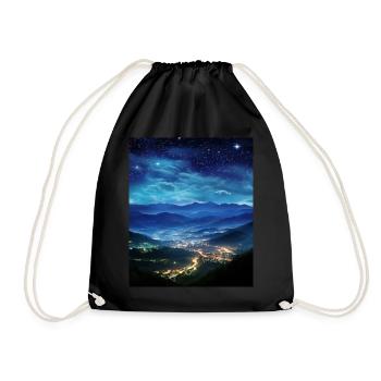 Gatlinburg Sternenhemd Smoky Mountains Sky - Turnbeutel - Schwarz - Vorne