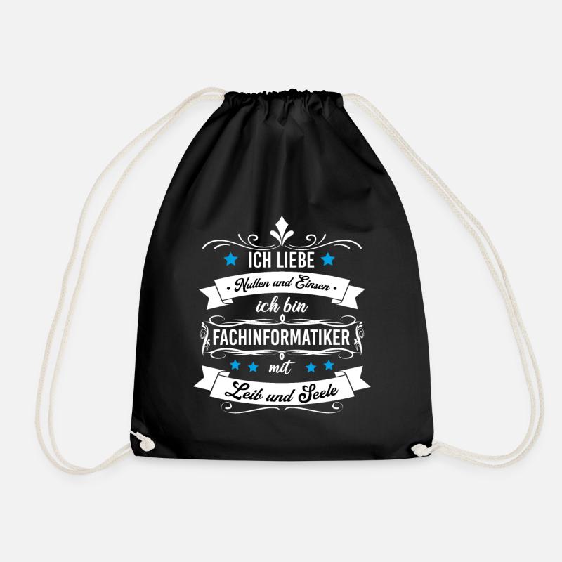 Fachinformatiker - Turnbeutel - Schwarz
