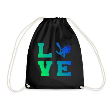 Plongée sous-marine Scuba Diver Scuba Diver - Sac de sport léger - noir - Devant