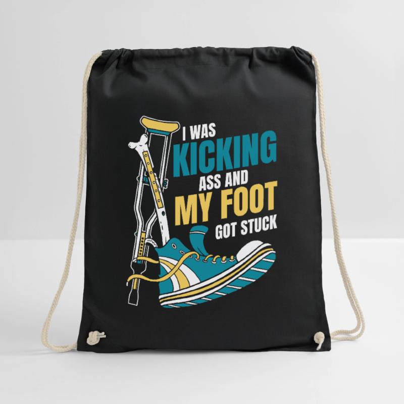 J’avais botté le cul os cassé os cassé os du doigt Sac de sport léger