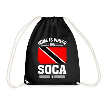 Soca Dance Trinidad Tobago - Drawstring Bag - black - Front