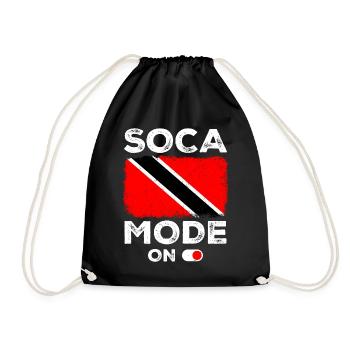 Soca Dance Trinidad Tobago - Drawstring Bag - black - Front