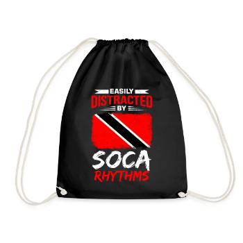 Soca Dance Trinité-et-Tobago - Sac de sport léger - noir - Devant