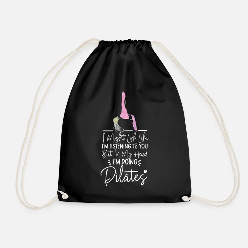 Pilates Instructor Teacher I Might - Turnbeutel - Schwarz