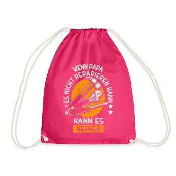 Daddy Repair Master – Artisan indomptable - Sac de sport léger - fuchsia - Devant