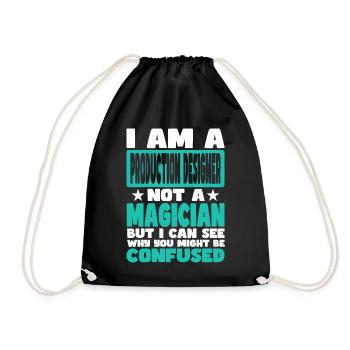 Production Designer - Drawstring Bag - black - Front