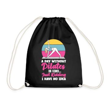 Instructeur de Pilates Professeur Retro A - Sac de sport léger - noir - Devant