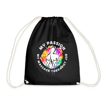 Massothérapeute Ma passion Ma massothérapie - Sac de sport léger - noir - Devant