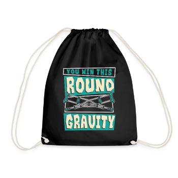 Du gewinnst diese Runde Gravity Broken Bone Surgeon - Turnbeutel - Schwarz - Vorne