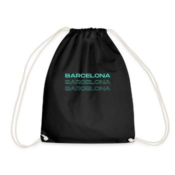 Barcelone - Sac de sport léger - noir - Devant