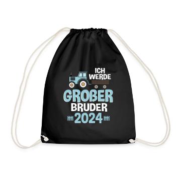 Großer Bruder 2024 - Turnbeutel - Schwarz - Vorne
