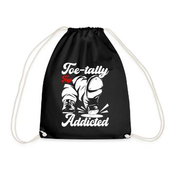 Claquettes Claquettes Danseuse de claquettes - Sac de sport léger - noir - Devant