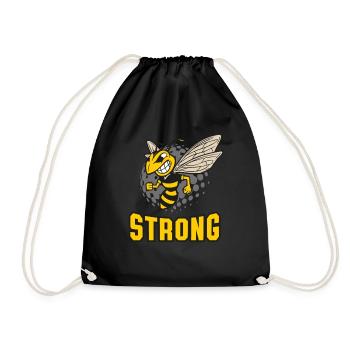 Bees Pun Beekeeper Bee Lover Inspiration - Drawstring Bag - black - Front