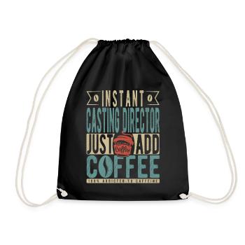 Directeur de casting instantané Just Add Coffee - Sac de sport léger - noir - Devant