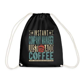 Instant Company Manager Il suffit d’ajouter du café - Sac de sport léger - noir - Devant