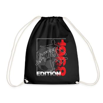 Limited Edition 1968 Limited Edition Football - Drawstring Bag - black - Front