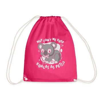 Pourquoi ne pouvons-nous pas garder Koalabear Phascolarctos - Sac de sport léger - fuchsia - Devant