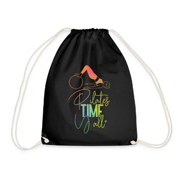 Instructeur de Pilates Professeur Fille - Sac de sport léger - noir - Devant
