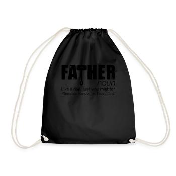 Père Fathor - Sac de sport léger - noir - Devant